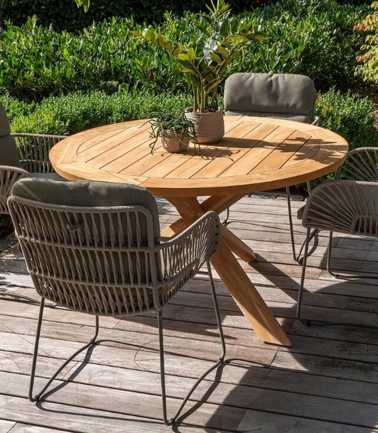 4SO Prado ronde tuintafel in teak - 0
